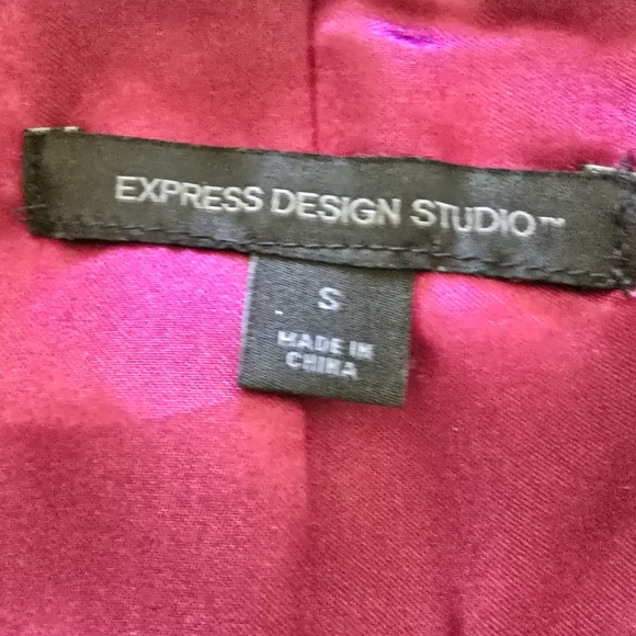 💜Express Design Studio Purple Blazer, Size S - Picture 6 of 7